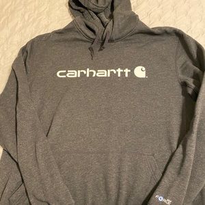 Men’s Carhartt Mid Weight Hoodie XL Tall Grey
